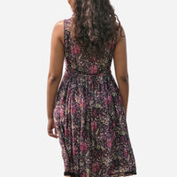 Butterfly Vine Dress - Black