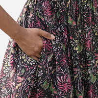 Butterfly Vine Dress - Black