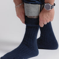 Cashmere Bliss Socks - Navy