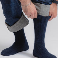 Cashmere Bliss Socks - Navy