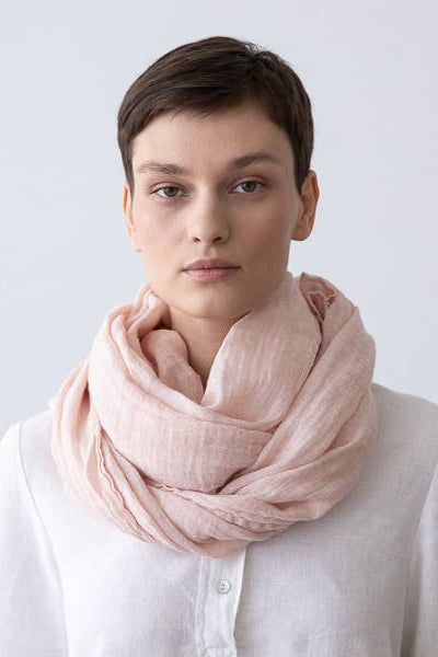Linen Scarf - Rosa