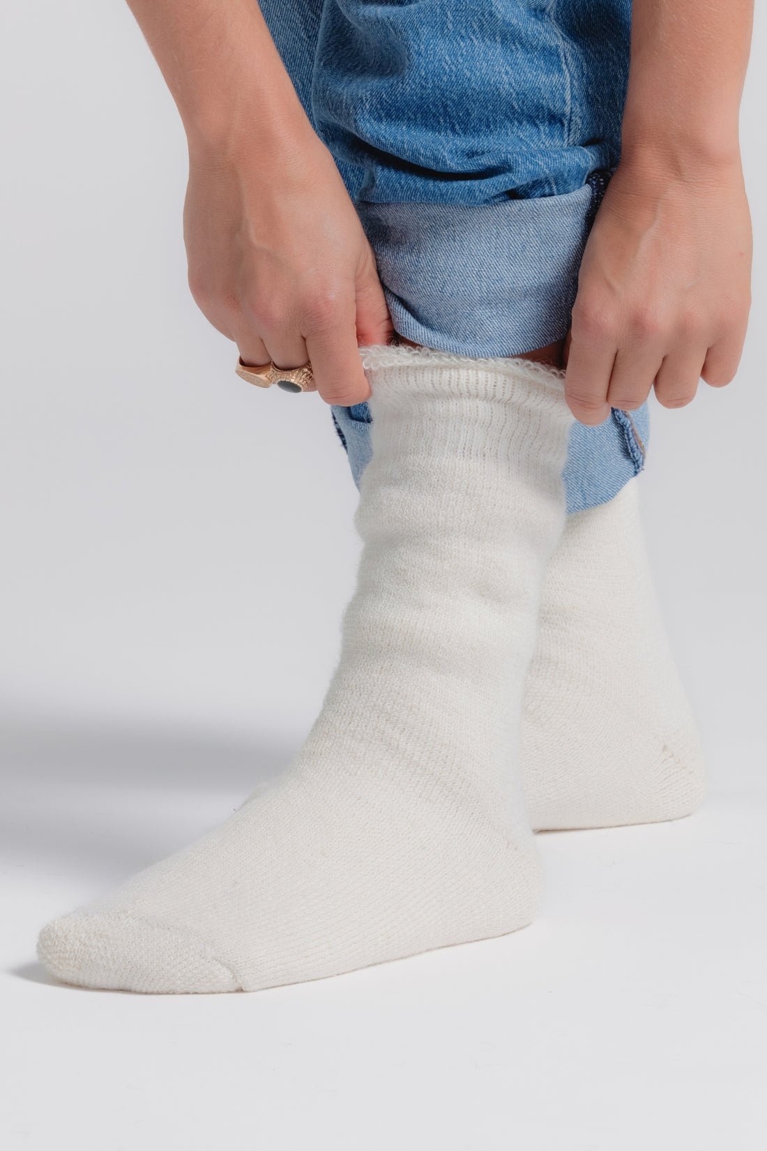 Thermohair - Mohair Socks - Natural