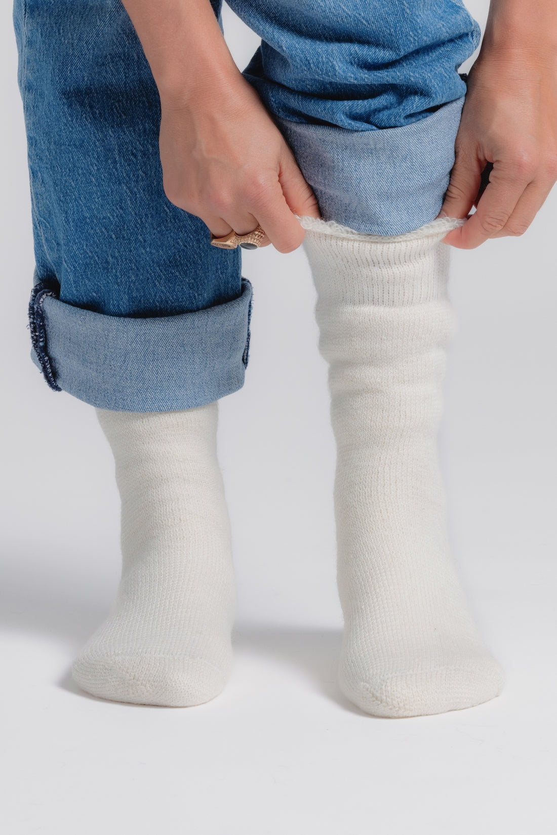 Thermohair - Mohair Socks - Natural