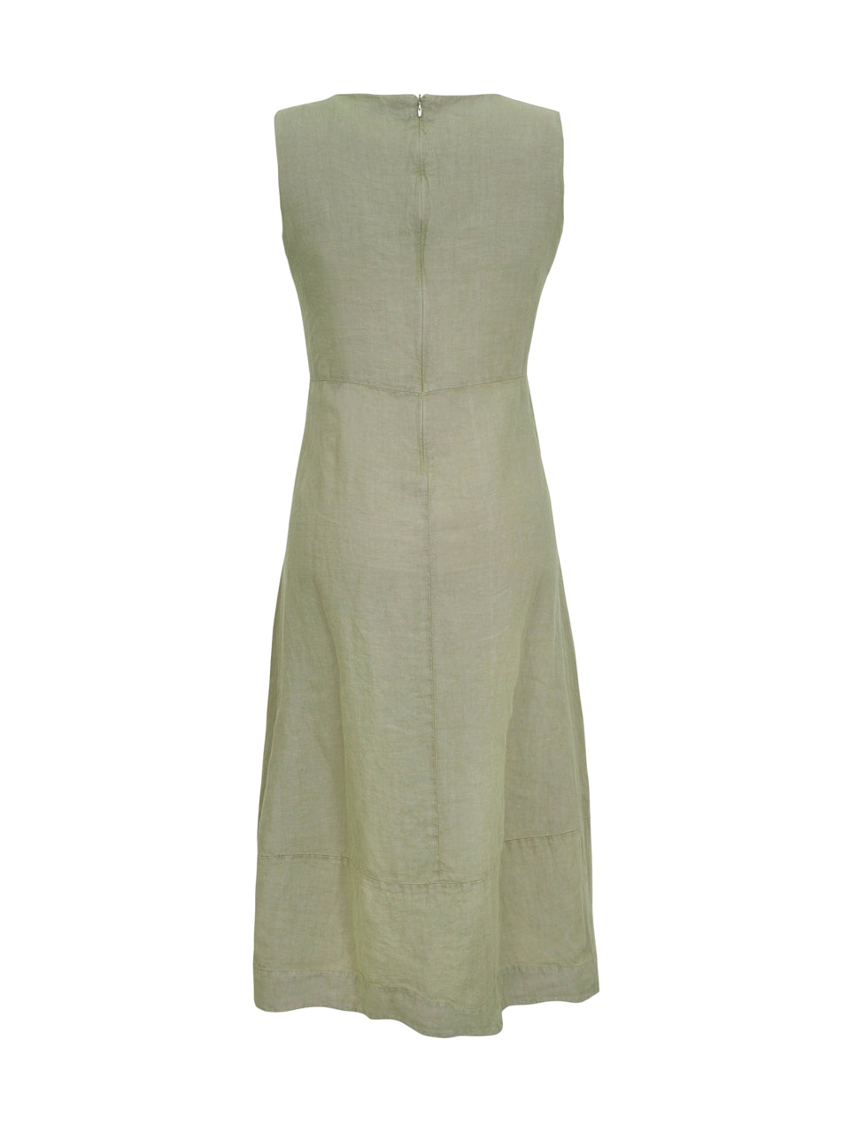 Dolcezza - Linen Dress - Khaki – Amos & Andes Canada Inc