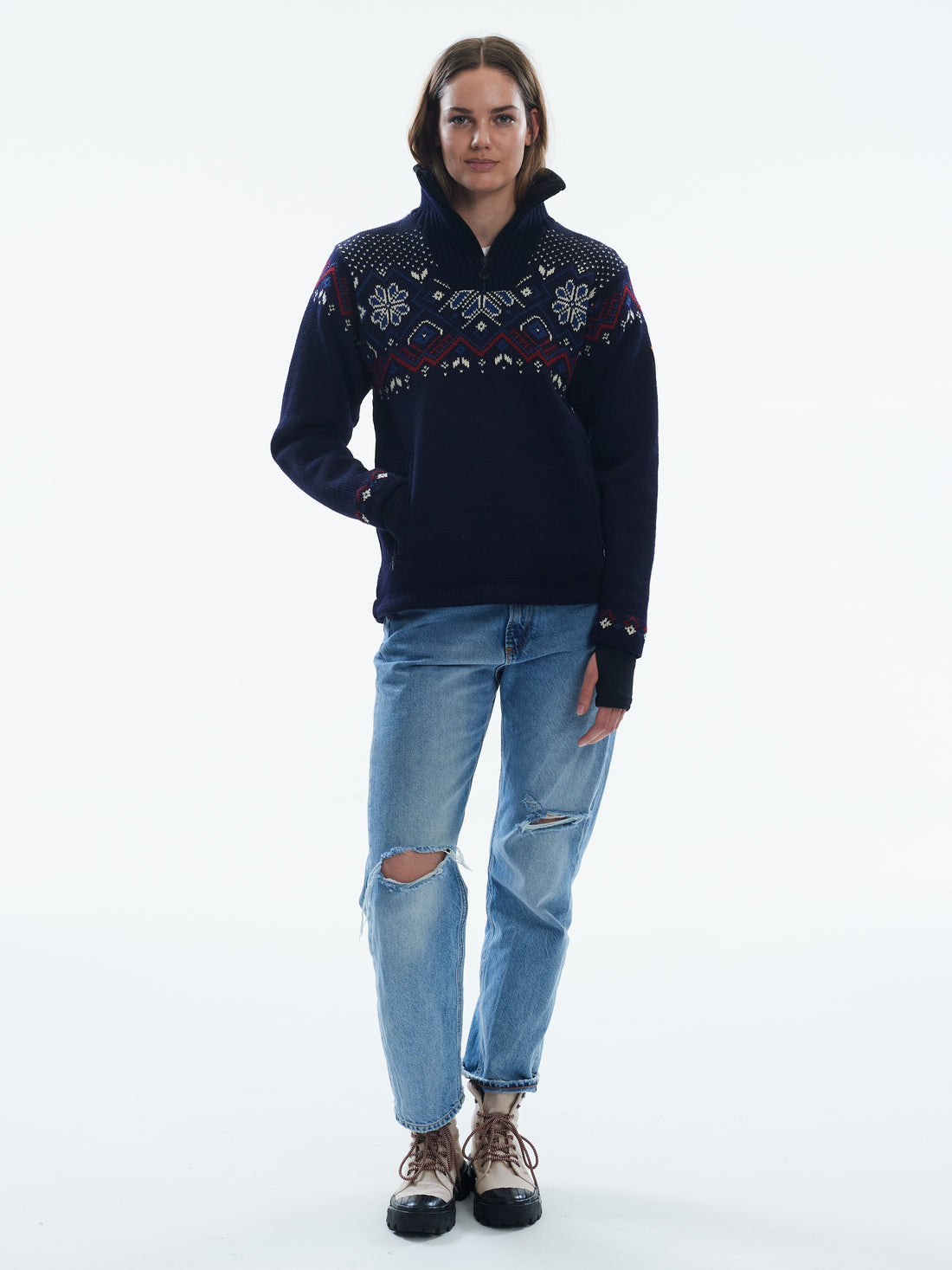 Dale of Norway - Fongen Weather Proof Women's Sweater - Navy