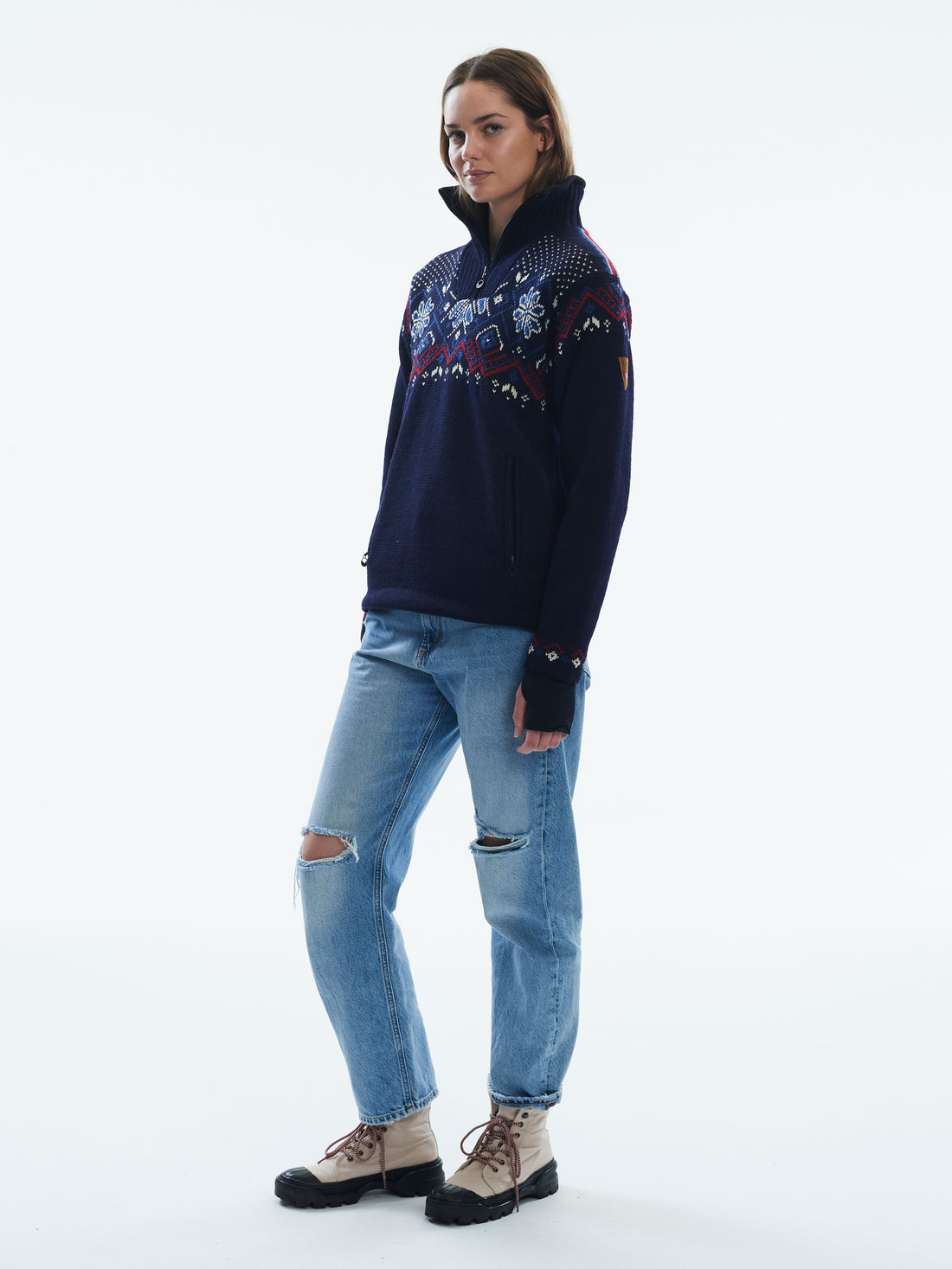 Dale of Norway - Fongen Weather Proof Women's Sweater - Navy