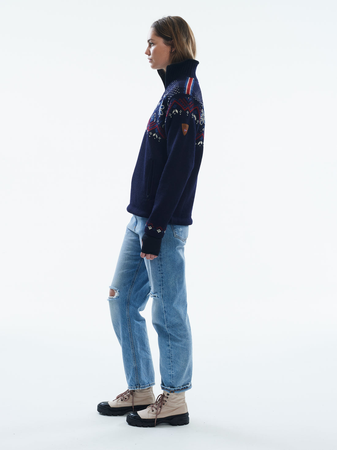 Dale of Norway - Fongen Weather Proof Women's Sweater - Navy