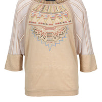 IVKO - Women's Batwing sleeve pullover - Nougat