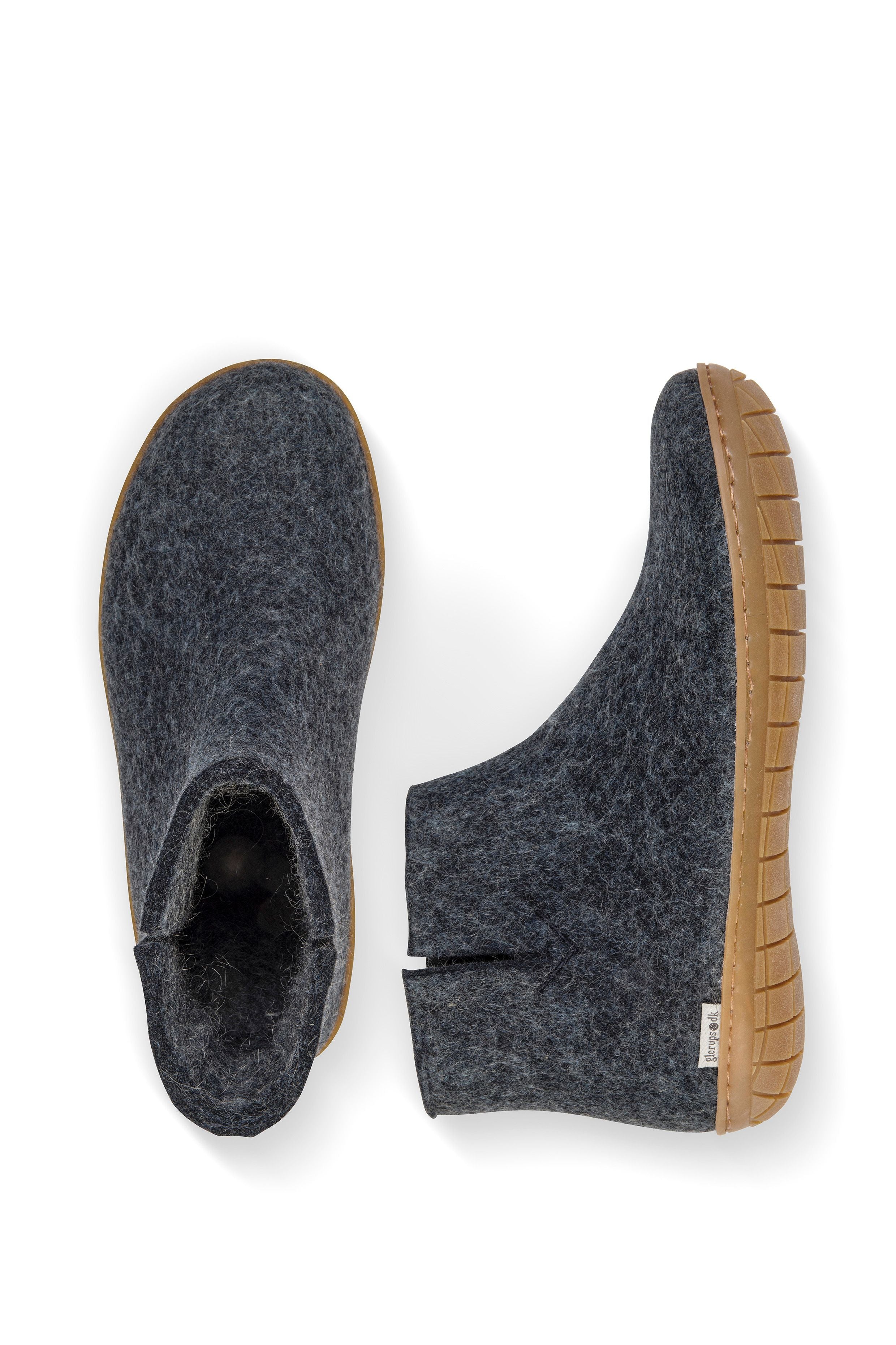 Glerups Felt Rubber Sole Shoe, Denim