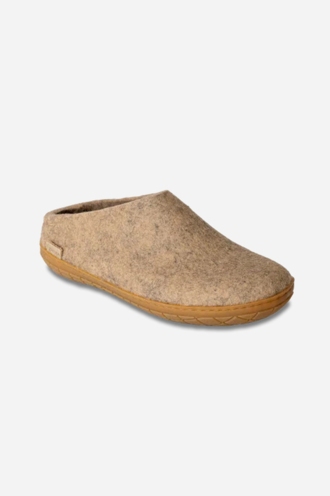 Glerups Unisex Slippers - Rubber Soles - Sand