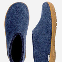 Glerups Unisex Shoe - Rubber Sole - Denim