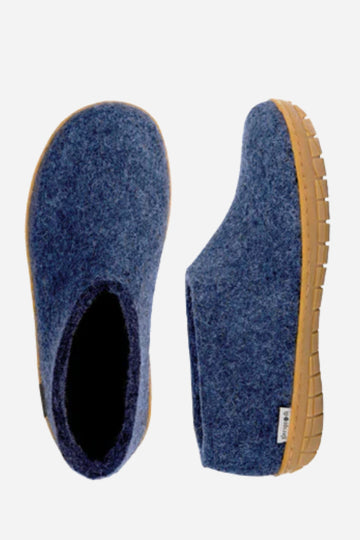 Glerups Unisex Shoe - Rubber Sole - Denim