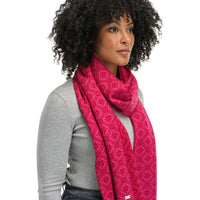 Dale of Norway - Christiania Scarf - Raspberry Allium