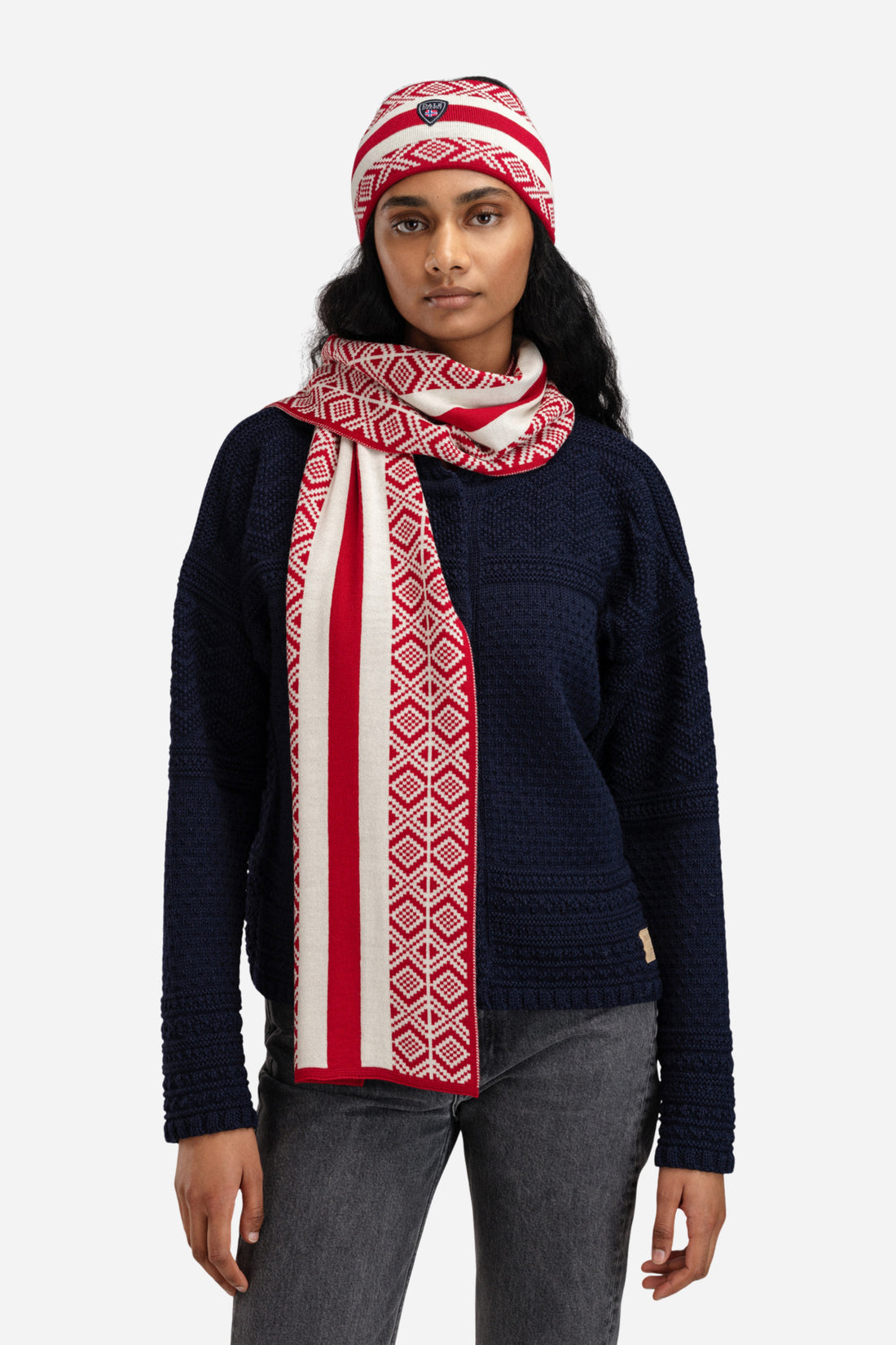 Dale of Norway - Kvitegga Scarf - Red