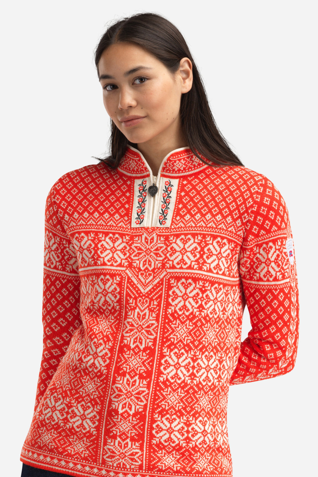 Dale of Norway - Peace Sweater - Roth Red