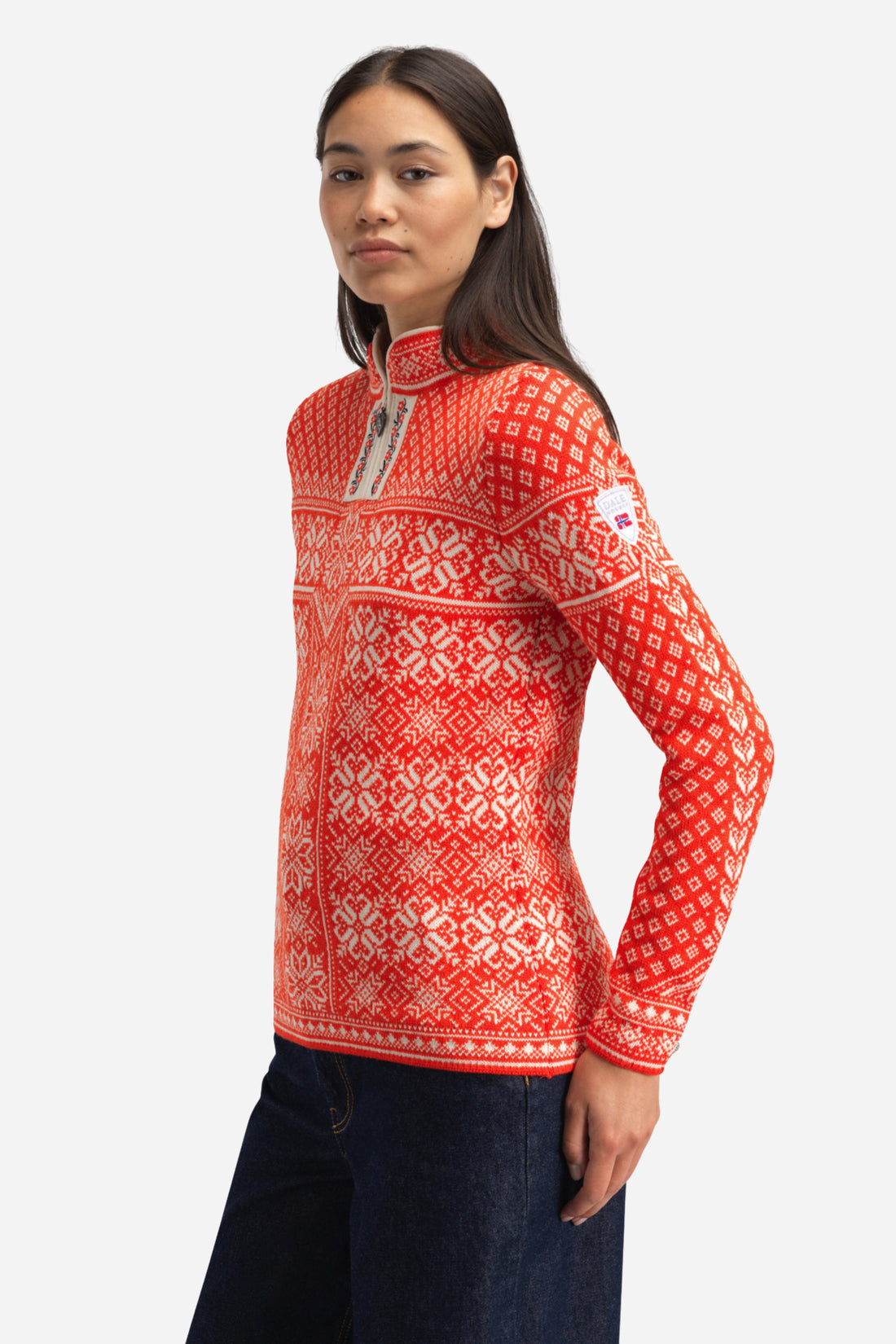 Dale of Norway - Peace Sweater - Roth Red