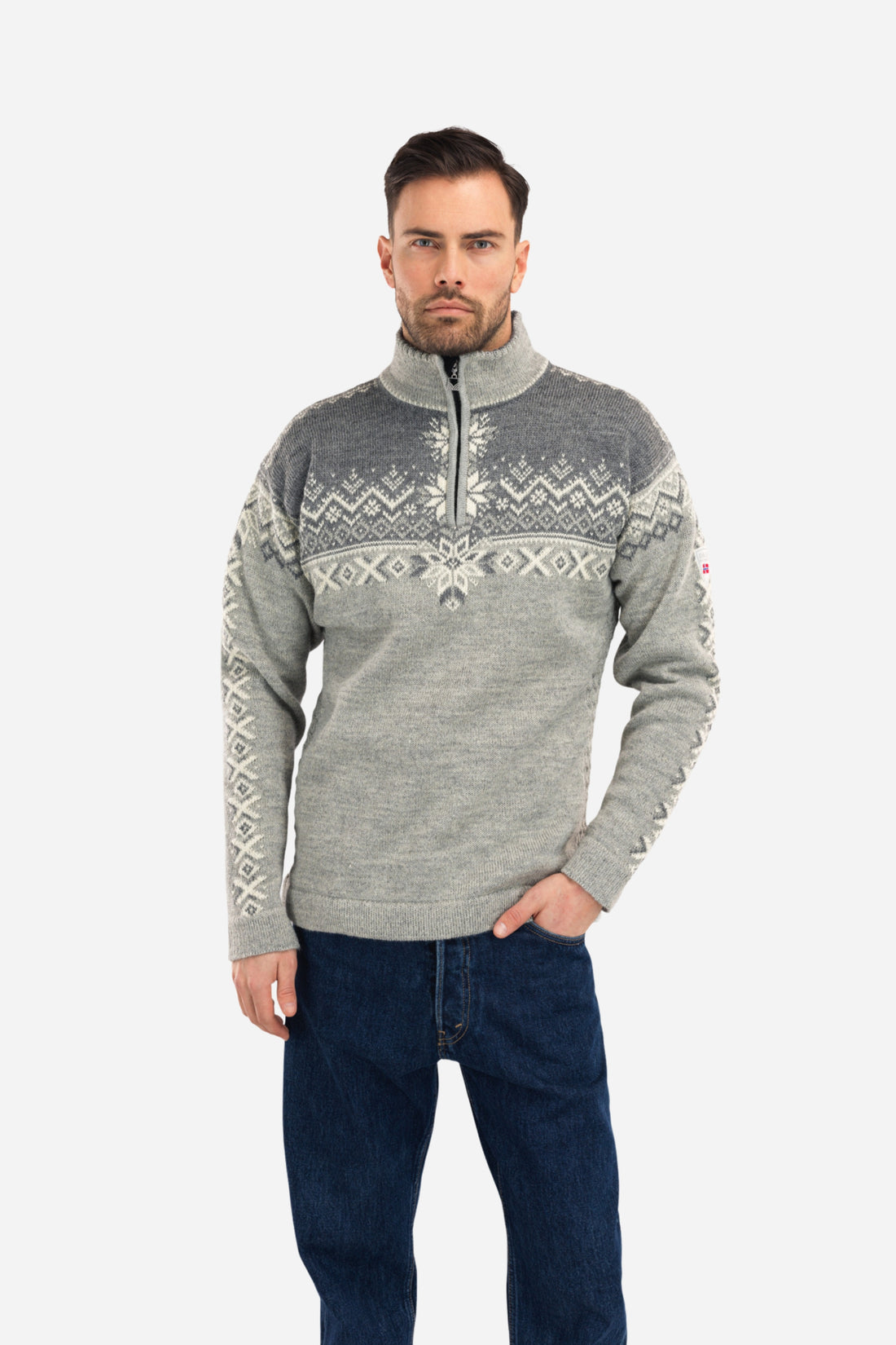 Dale of Norway - 140th Anniversary Men's Sweater - Light Charcoal