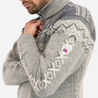 Dale of Norway - 140th Anniversary Men's Sweater - Light Charcoal