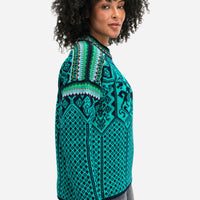 Dale of Norway - 1994 Feminine Sweater - Marine Peacock