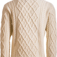 Irish - Soft Pouch Sweater - Classic Aran