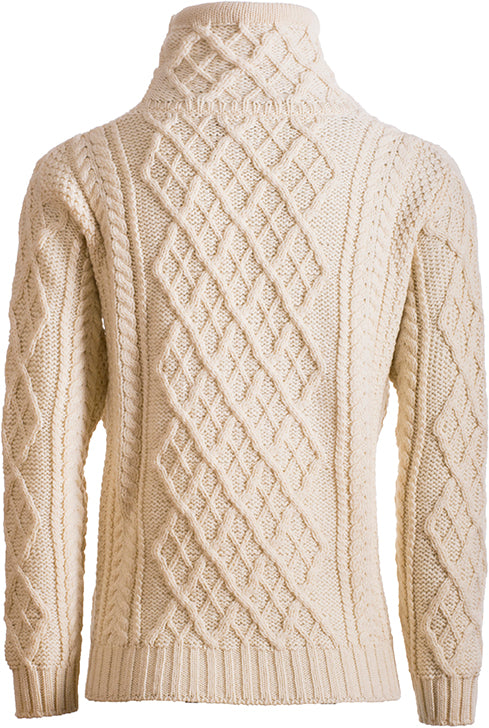 Irish - Soft Pouch Sweater - Classic Aran