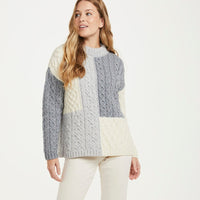 aran grey sweater