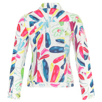 Simply art by Dolcezza - Cottong Stretch Jacket with rhinestones - Tropical