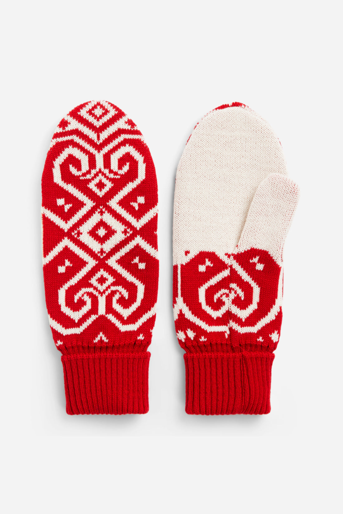 Dale of Norway - Falun Mitten - Raspberry