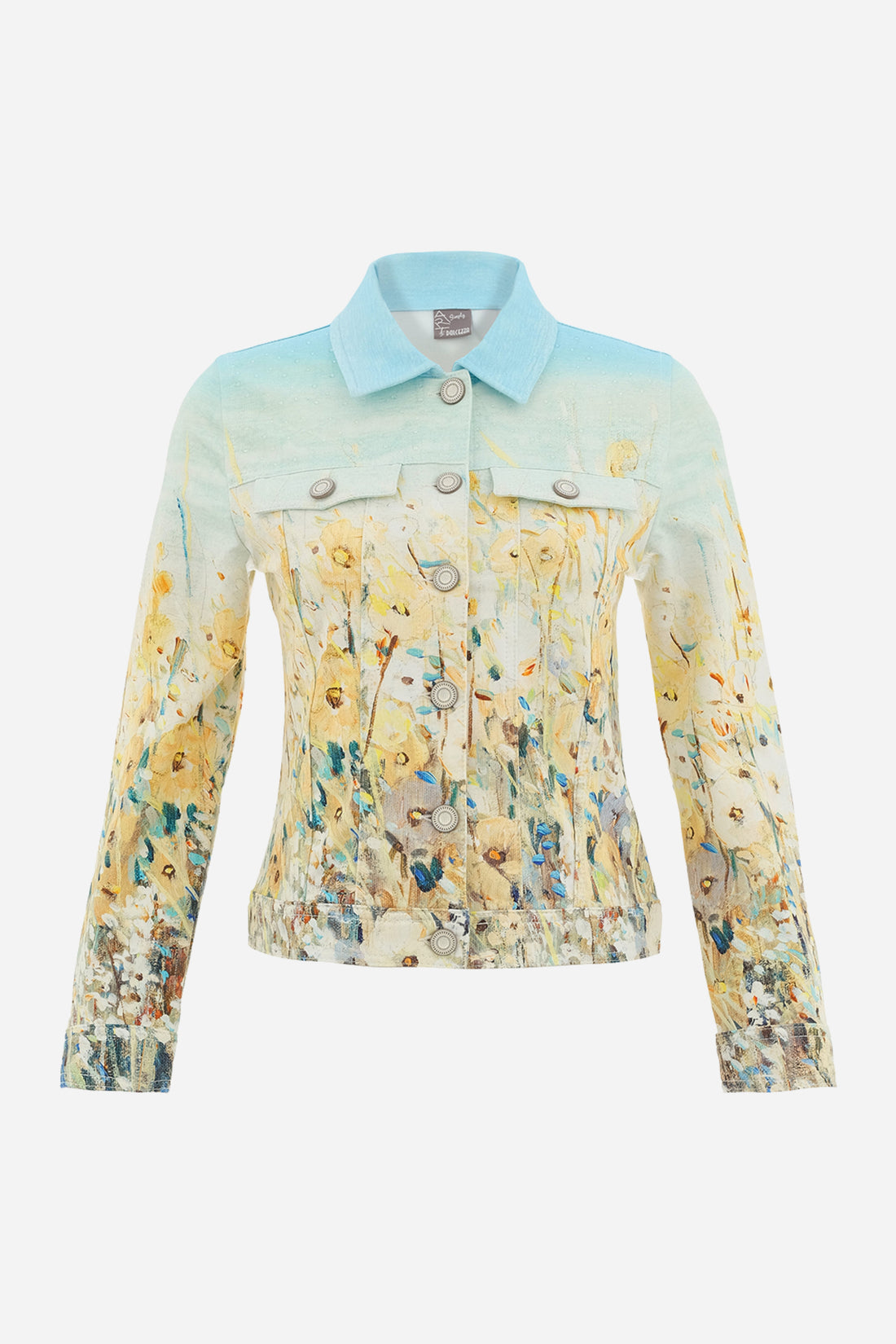 Dolcezza - Knit Jacket - Shoreline Flowers