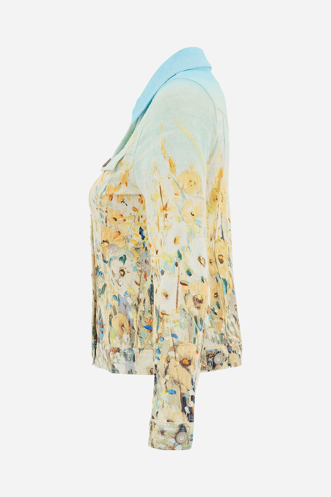 Dolcezza - Knit Jacket - Shoreline Flowers