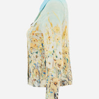 Dolcezza - Knit Jacket - Shoreline Flowers
