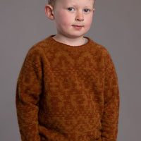 Possum - Children's Fair Isle Sweater - Spice