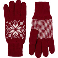 Norlender - Snowflake Gloves - Red