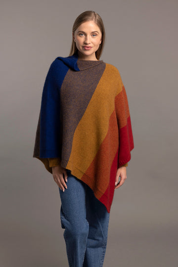 Possum - Ombre Poncho - Primary