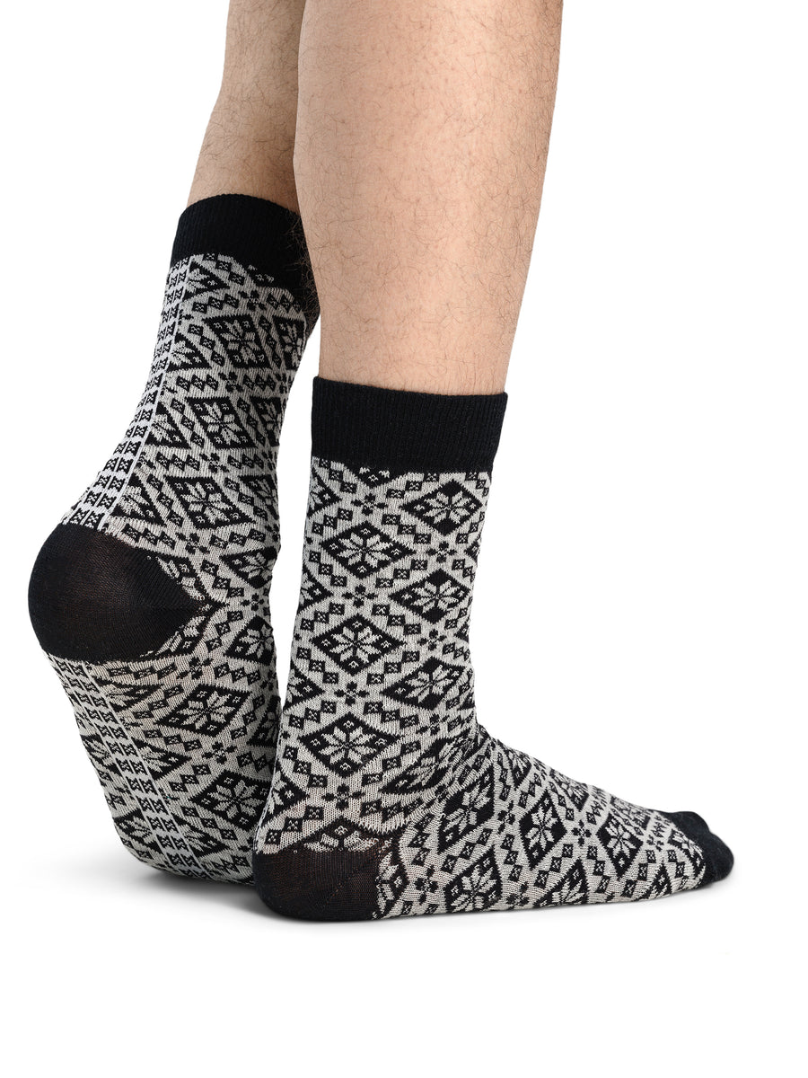 Dale of Norway - Bjorøy socks - Black/ Off-White