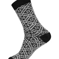 Dale of Norway - Bjorøy socks - Black/ Off-White