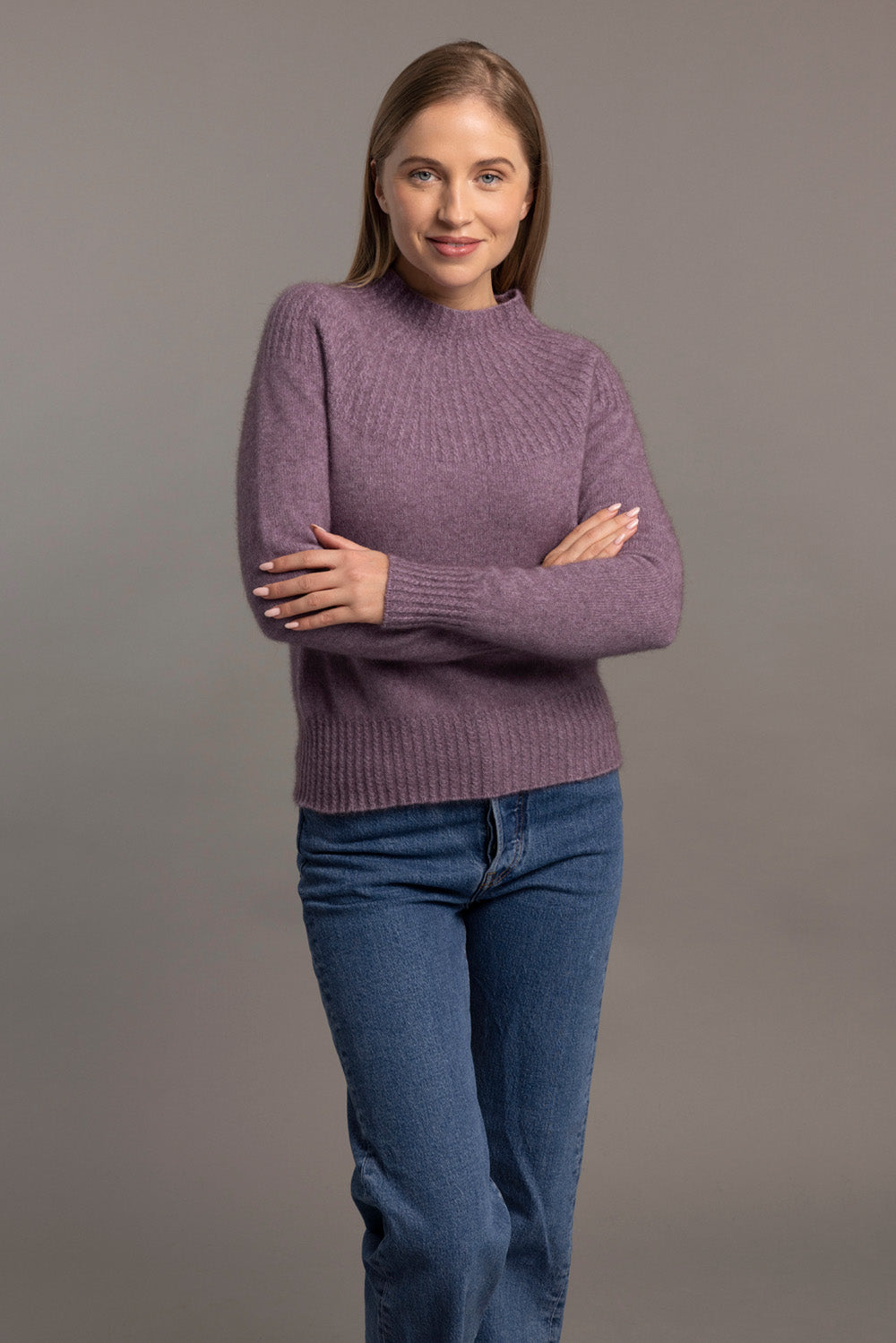 Possum - Cable Jersey - Lilac