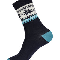 Dale of Norway - Myking Socks - Navy/Turquoise/Off-White