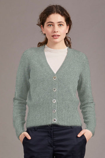Possum - Ribbed Cardigan - Mint