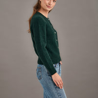 Possum - Patchwork Cardigan - Forest