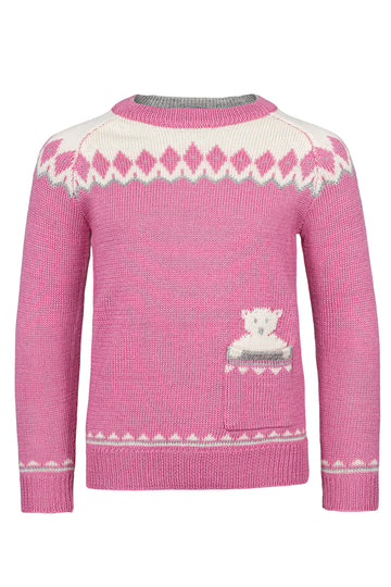 Norlender - Children's Polar Sweater - Pink