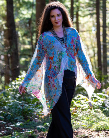 In Style Scarves - 750/4/Linen Poncho