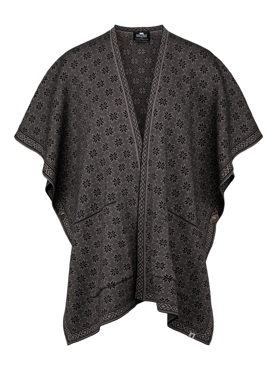 Norlender - Johanna Poncho - Black