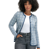 Dale of Norway - Othelie Feminine Jacket - Blueshadow/Off-White