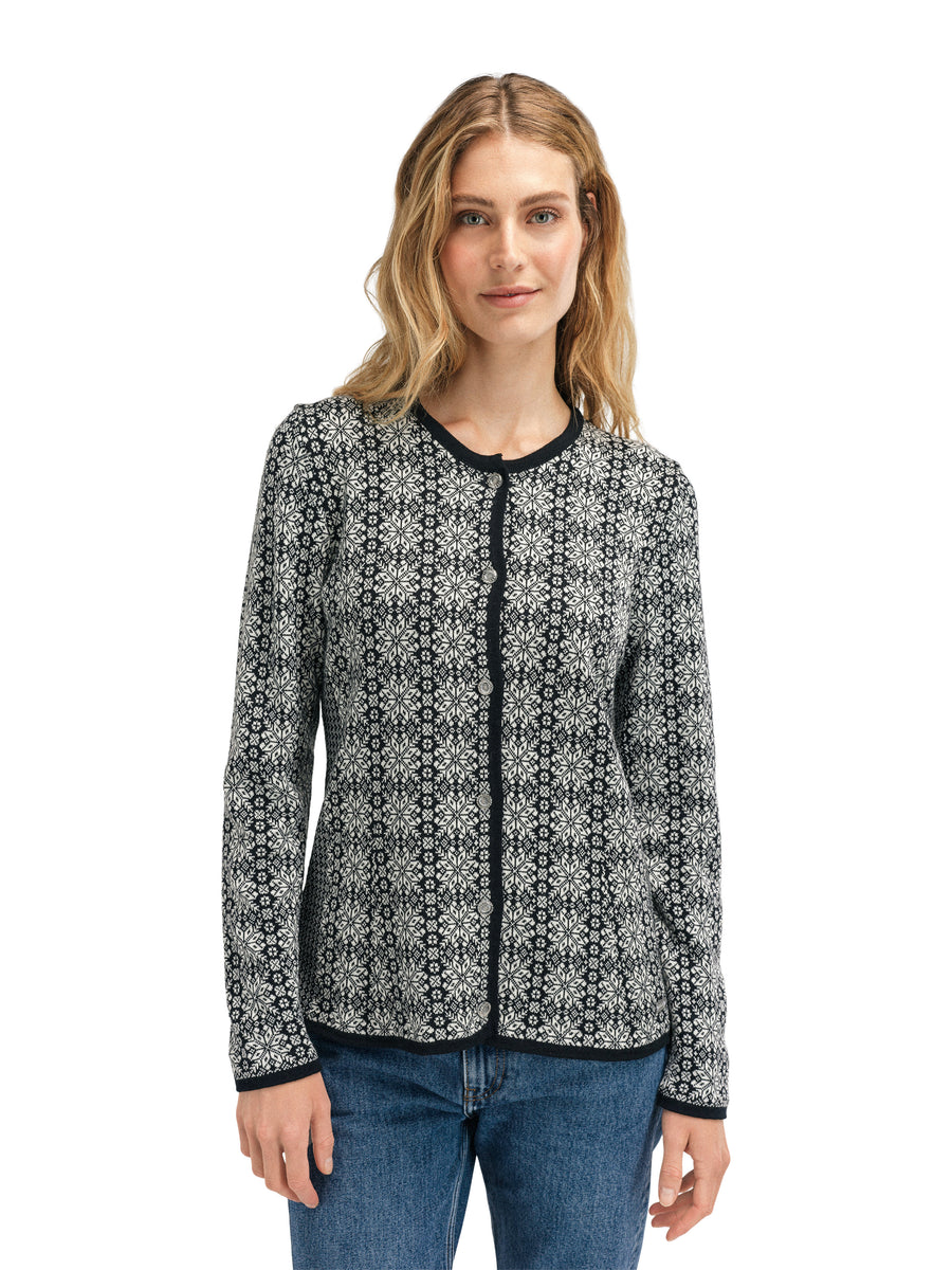 Dale of Norway - Othelie Feminine Jacket - Black/Off-White