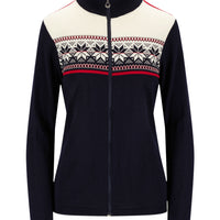 Dale of Norway - Liberg Women's Jacket - Marine/ Off-White/ Raspberry