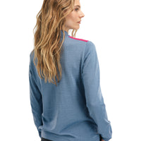 Dale of Norway - Liberg Women's Jacket - Blue Shadow/Off-White from behind