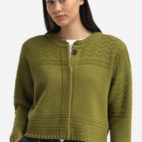 Dale of Norway - Lusa Cardigan - Alum Green