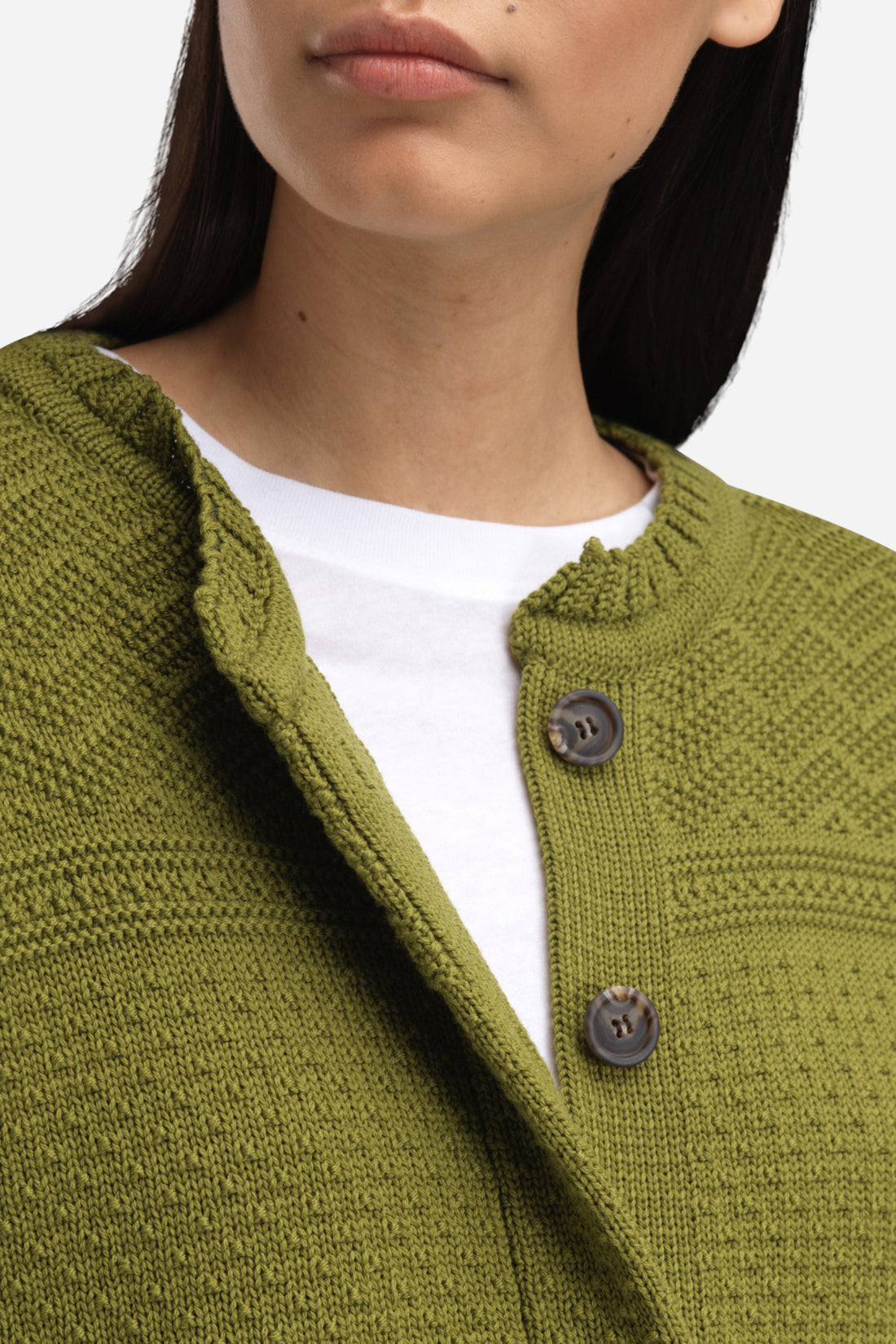 Dale of Norway - Lusa Cardigan - Alum Green