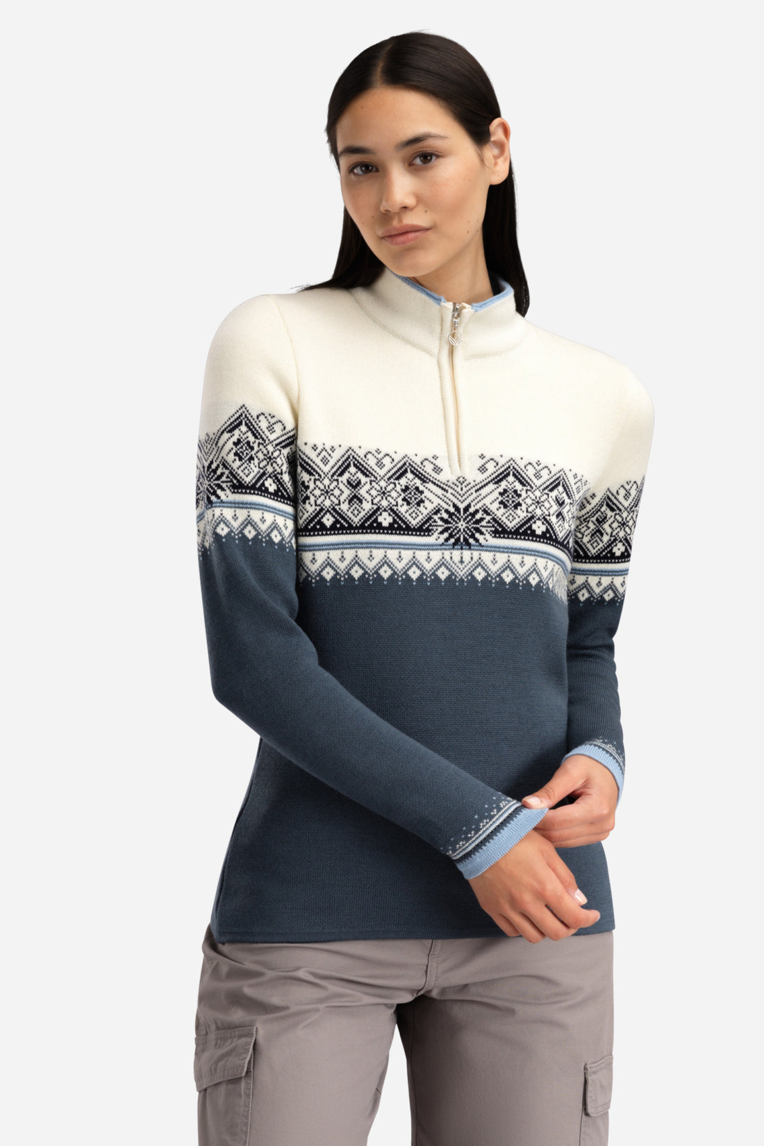 Dale of Norway - Moritz Women's Sweater - Steel